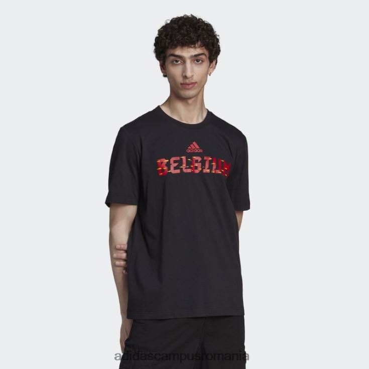 adidas campus romania Tricou negru pentru Cupa Mondială Fifa 2022 Belgia bărbați negru J266N26860
