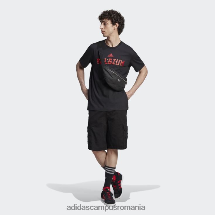 adidas campus romania Tricou negru pentru Cupa Mondială Fifa 2022 Belgia bărbați negru J266N26860