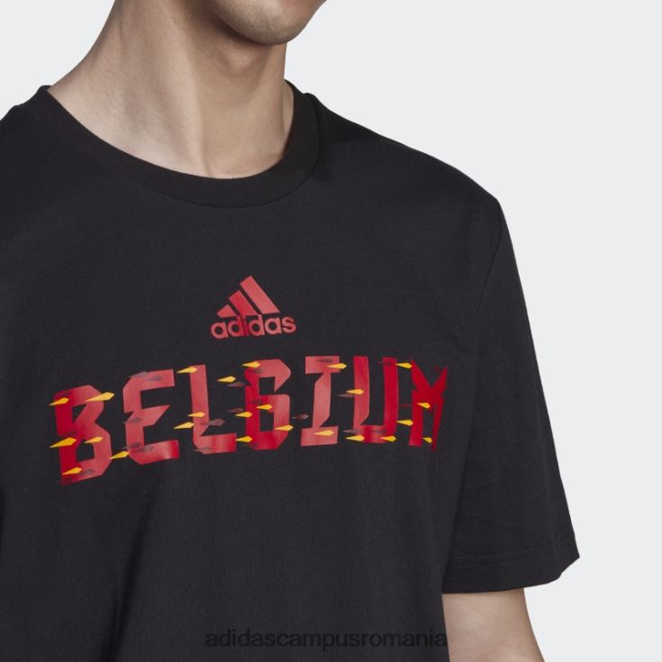 adidas campus romania Tricou negru pentru Cupa Mondială Fifa 2022 Belgia bărbați negru J266N26860
