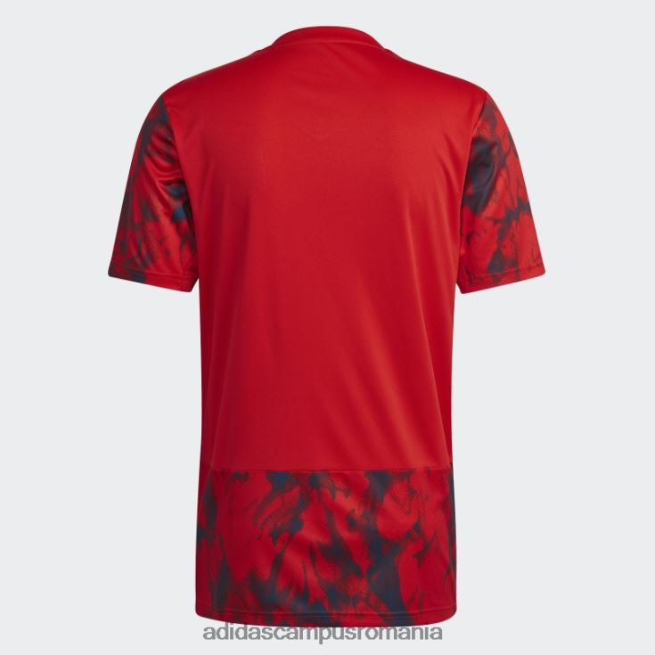 adidas campus romania Tricou roșu pentru olympique lyonnais 22/23 deplasare bărbați roșu J266N214347
