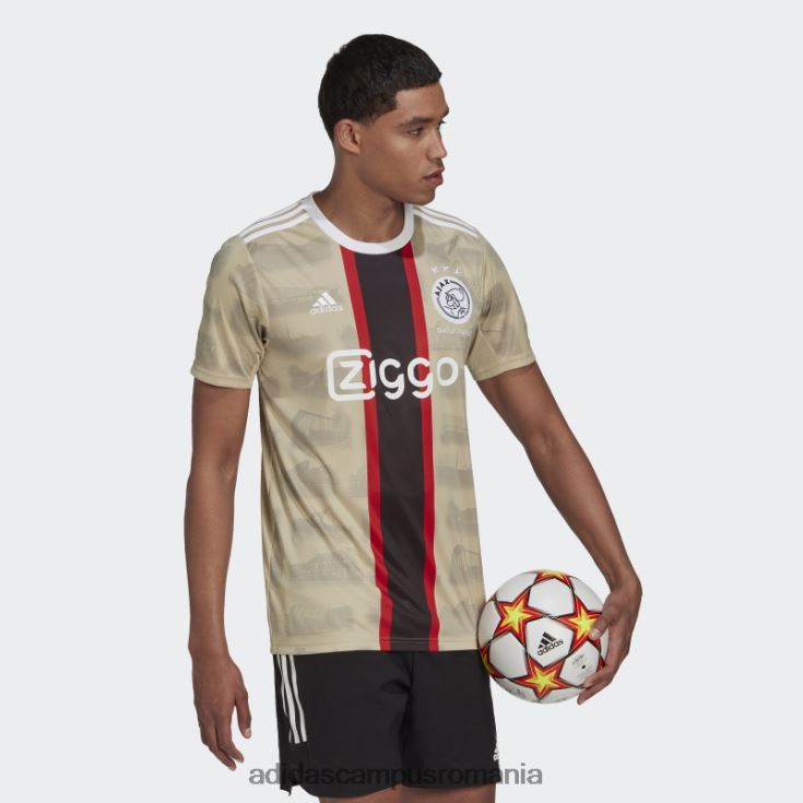 adidas campus romania ajax amsterdam x cotidianul 22/23 tricou al treilea savanna bărbați savană J266N2811