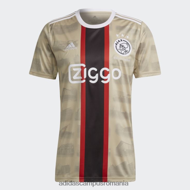 adidas campus romania ajax amsterdam x cotidianul 22/23 tricou al treilea savanna bărbați savană J266N2811