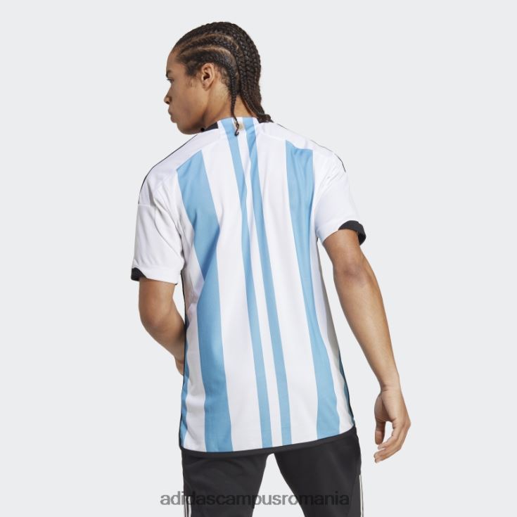adidas campus romania alb argentina 22 câștigători tricou acasă bărbați bărbați alb/albastru deschis J266N213582