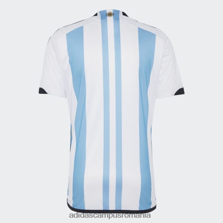 adidas campus romania alb argentina 22 câștigători tricou acasă bărbați bărbați alb/albastru deschis J266N213582