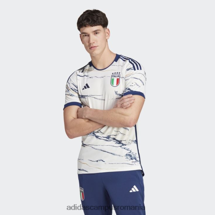 adidas campus romania alb italia 23 deplasare tricou moda bărbați alb J266N26417