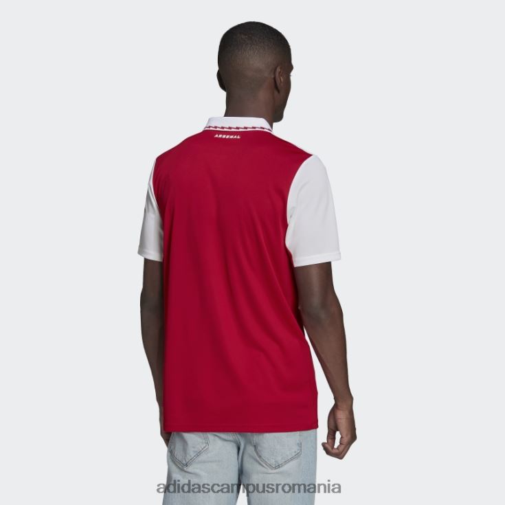 adidas campus romania arsenal 22/23 tricou acasă stacojiu bărbați stacojiu/alb J266N21058