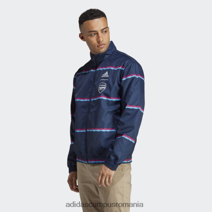 adidas campus romania arsenal anthem jachetă sky rush bărbați papură a cerului J266N214089