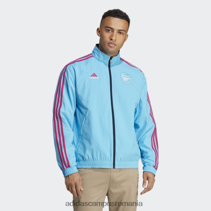 adidas campus romania arsenal anthem jachetă sky rush bărbați papură a cerului J266N214089