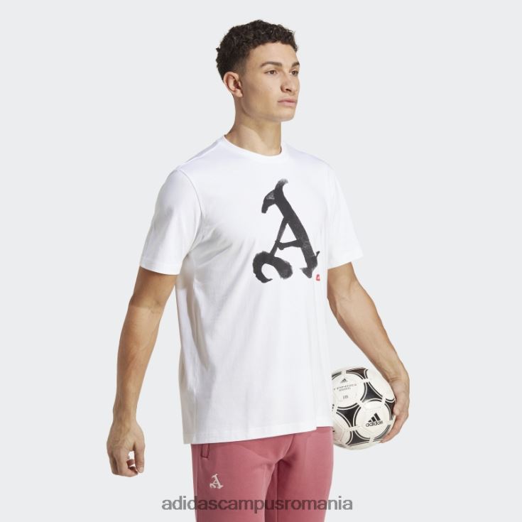 adidas campus romania arsenal chinese story tricou alb adidas bărbați alb J266N214040