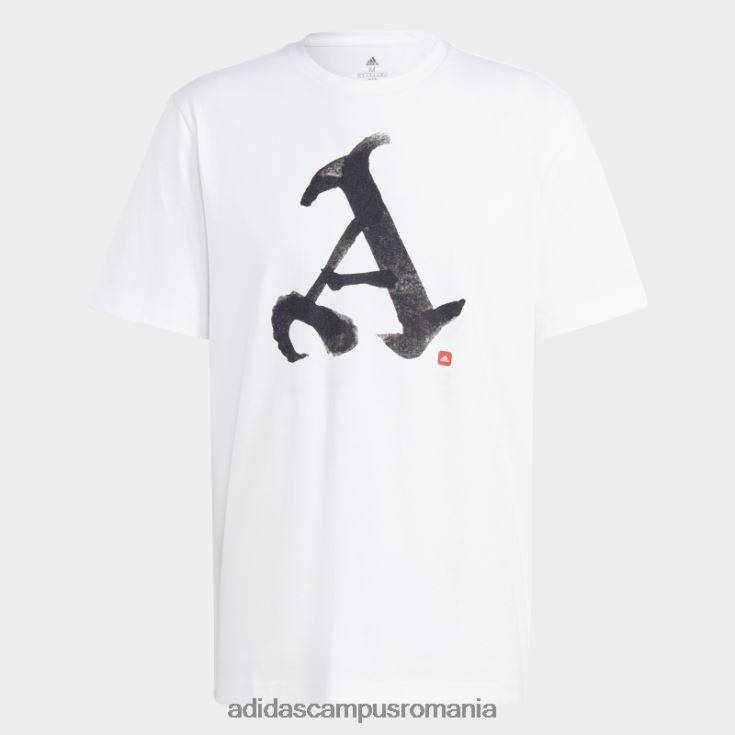 adidas campus romania arsenal chinese story tricou alb adidas bărbați alb J266N214040