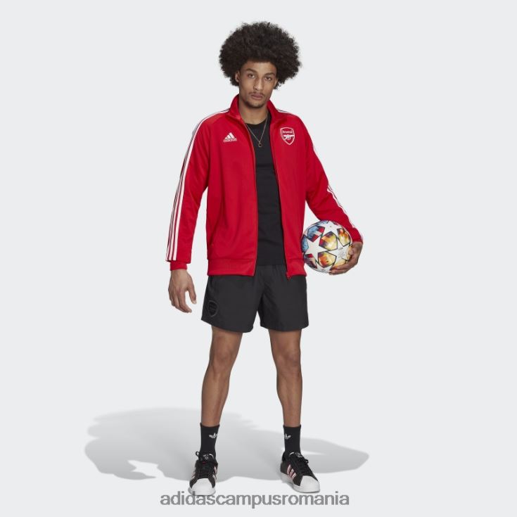 adidas campus romania arsenal dna 3-stripes track top scarlet adidas bărbați stacojiu J266N214202