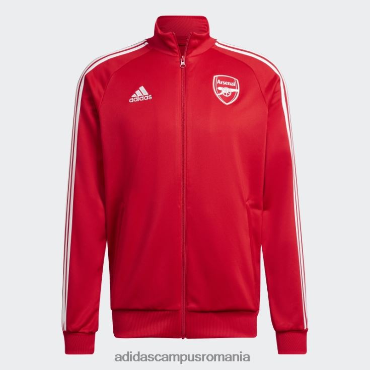 adidas campus romania arsenal dna 3-stripes track top scarlet adidas bărbați stacojiu J266N214202