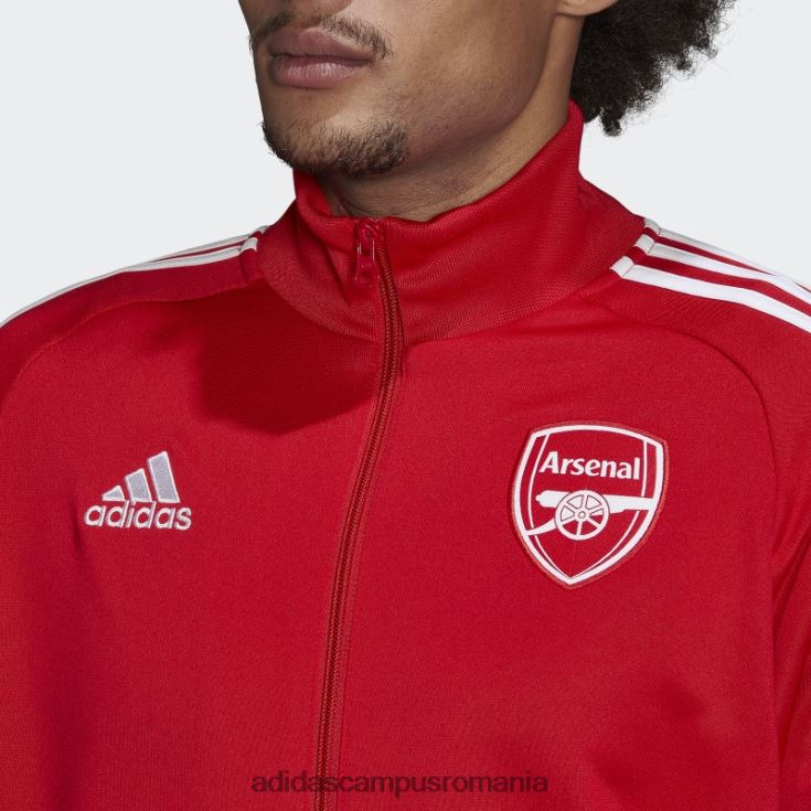 adidas campus romania arsenal dna 3-stripes track top scarlet adidas bărbați stacojiu J266N214202