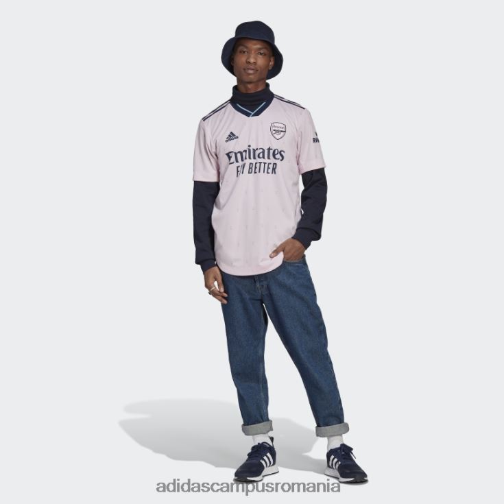 adidas campus romania arsenal roz 22/23 tricou autentic adidas bărbați roz J266N21041