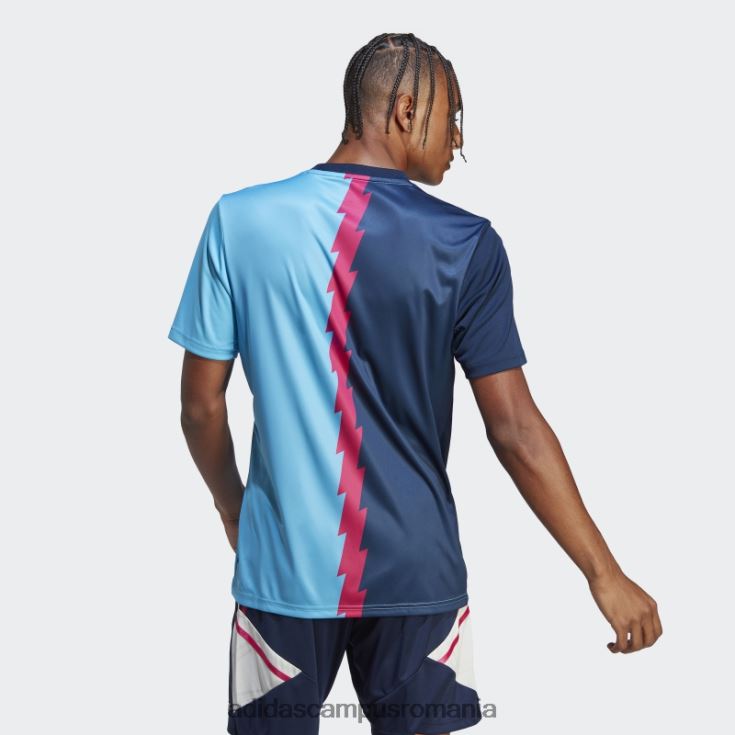 adidas campus romania arsenal tricou pre-meci bleumarin bărbați bleumarin/magenta real/sky rush J266N25575