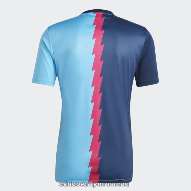 adidas campus romania arsenal tricou pre-meci bleumarin bărbați bleumarin/magenta real/sky rush J266N25575
