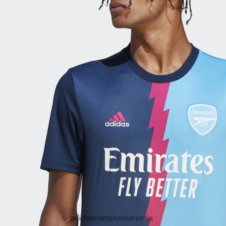 adidas campus romania arsenal tricou pre-meci bleumarin bărbați bleumarin/magenta real/sky rush J266N25575
