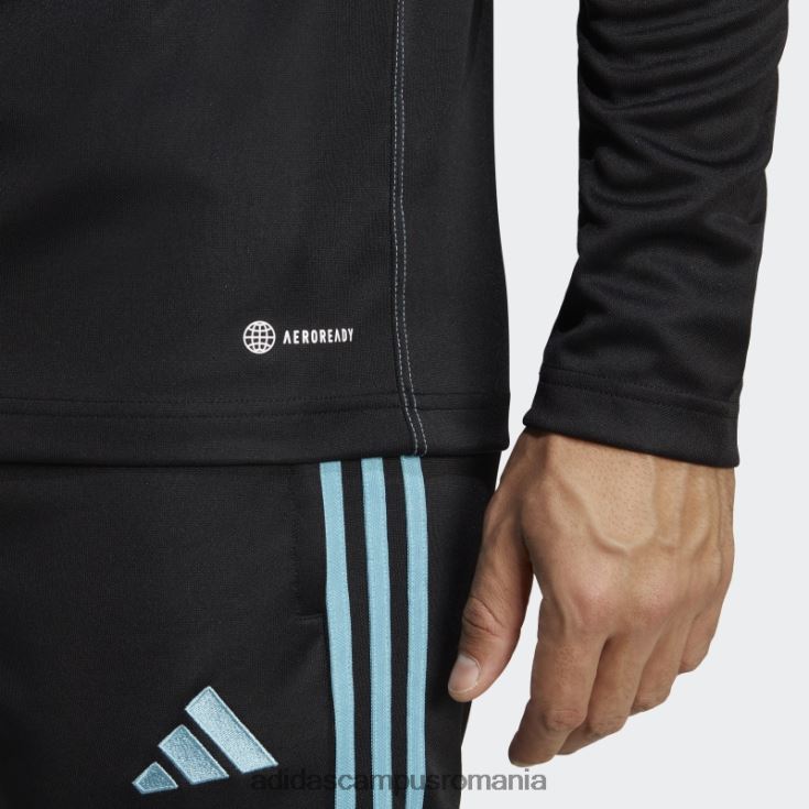 adidas campus romania bluza de antrenament club tiro 23 albastru bărbați negru/albastru J266N213256