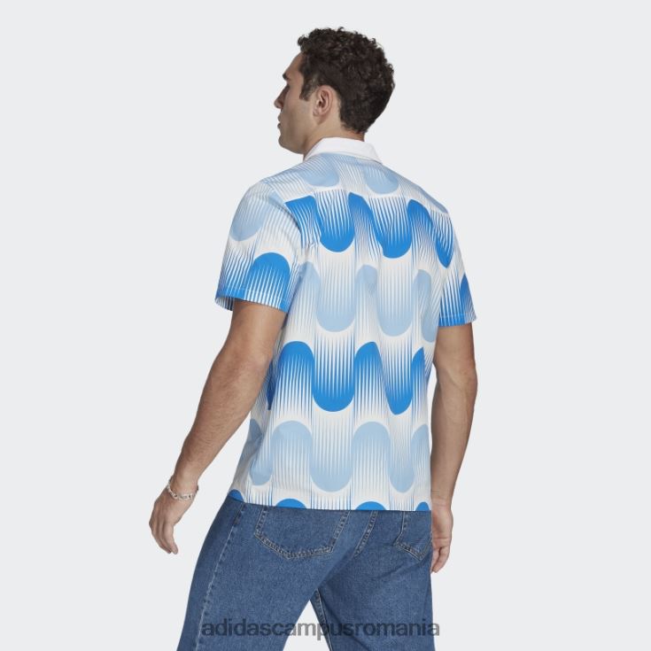 adidas campus romania camasa iconica spania bahia albastru deschis bărbați bahia albastru deschis/albastru strălucitor J266N27322