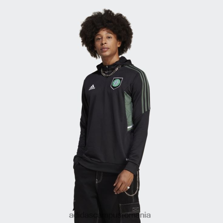 adidas campus romania celtic fc condivo 22 top cu glugă negru bărbați negru J266N213898