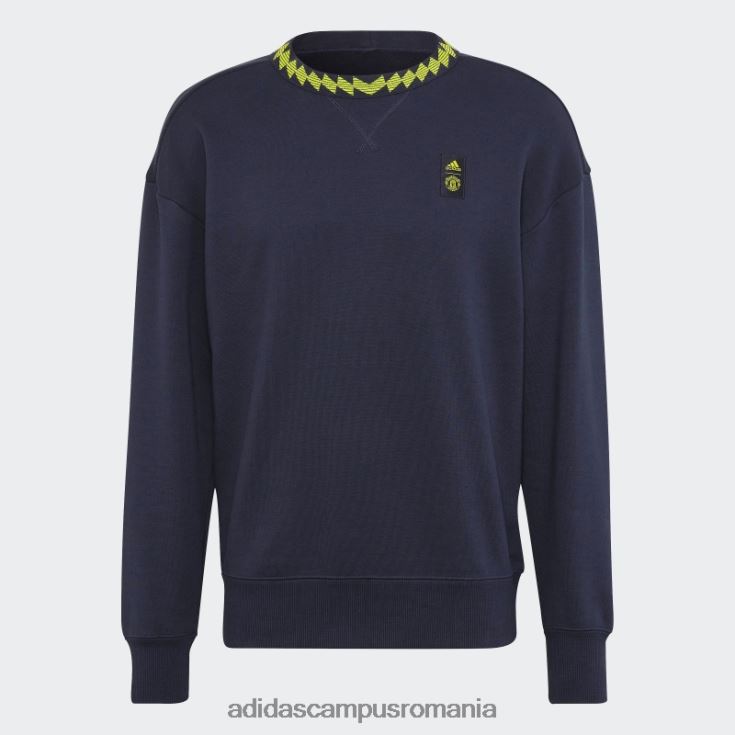 adidas campus romania cerneală pentru hanorac manchester united lifestyler crew bărbați cerneală J266N27051