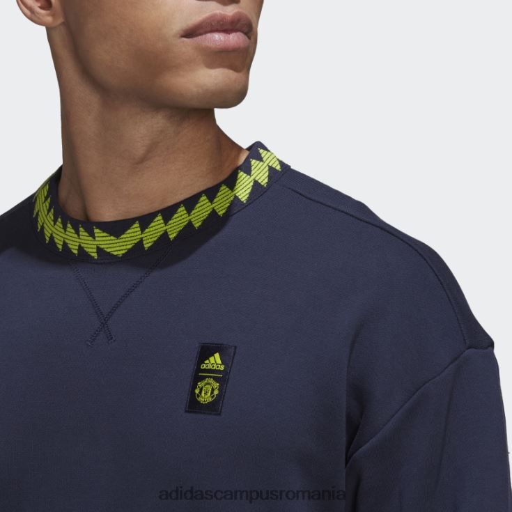 adidas campus romania cerneală pentru hanorac manchester united lifestyler crew bărbați cerneală J266N27051