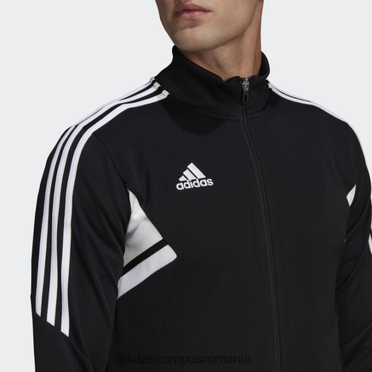 adidas campus romania condivo 22 track top negru bărbați alb negru J266N213832
