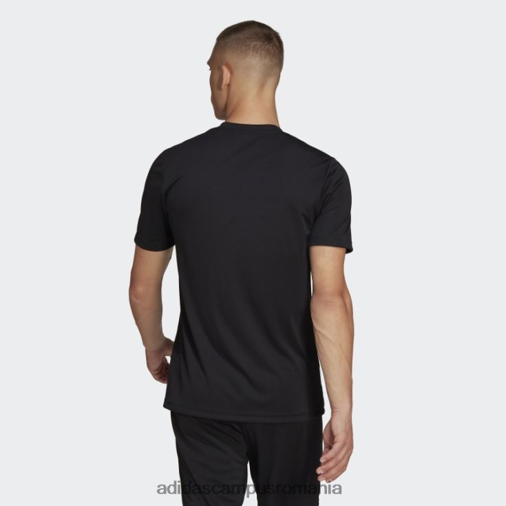 adidas campus romania entrada 22 tricou grafic negru elegant bărbați alb negru J266N213681