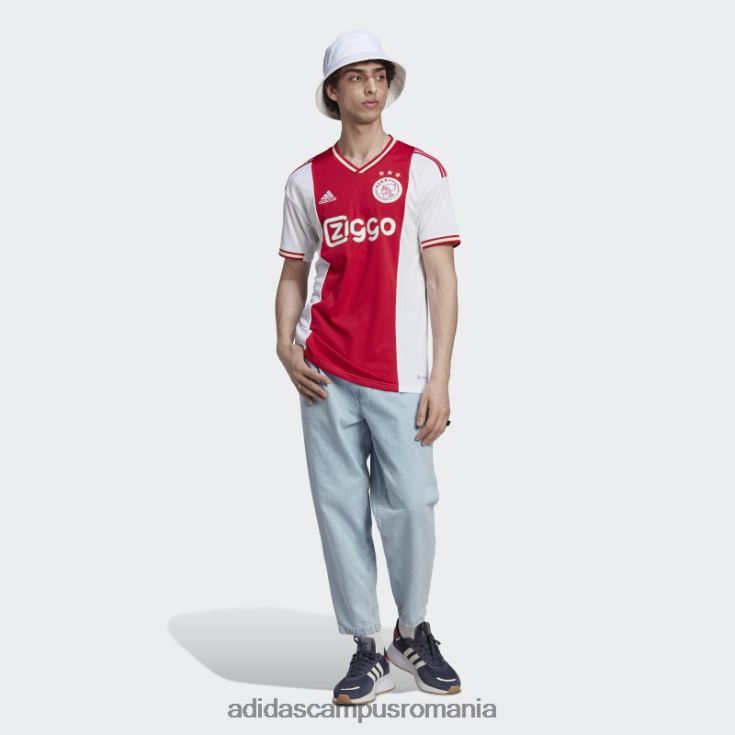 adidas campus romania fashion ajax amsterdam tricou acasă 22/23 roșu îndrăzneț bărbați roșu îndrăzneț J266N213730