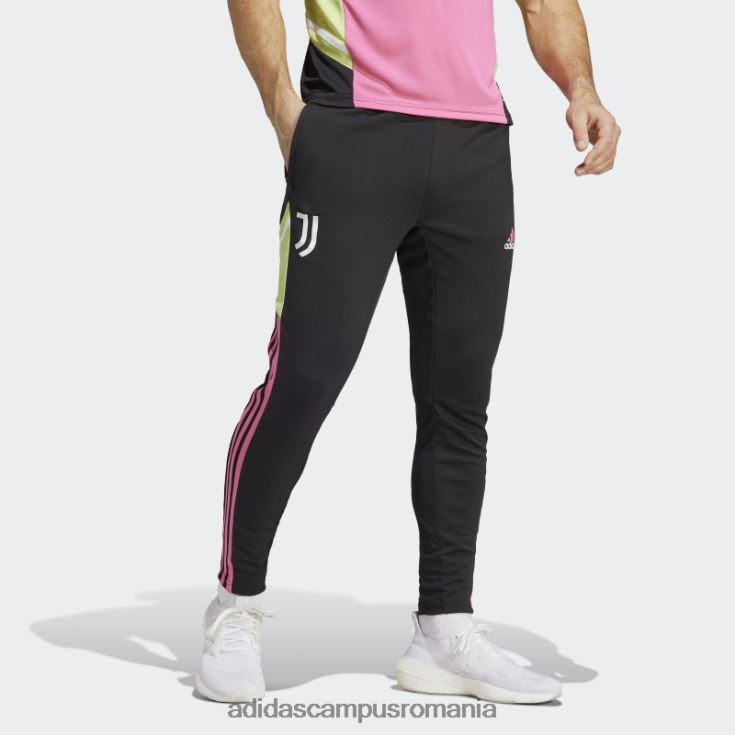 adidas campus romania fashion juventus condivo 22 pantaloni de trening de antrenament magenta bărbați negru/magenta J266N213973