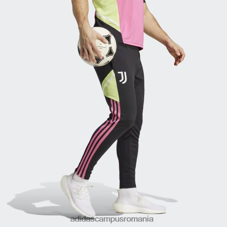 adidas campus romania fashion juventus condivo 22 pantaloni de trening de antrenament magenta bărbați negru/magenta J266N213973