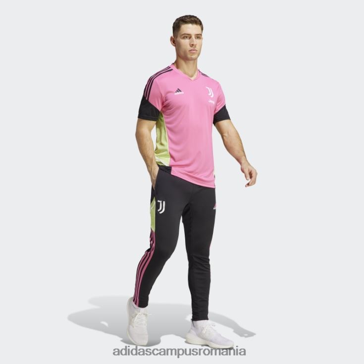adidas campus romania fashion juventus condivo 22 pantaloni de trening de antrenament magenta bărbați negru/magenta J266N213973
