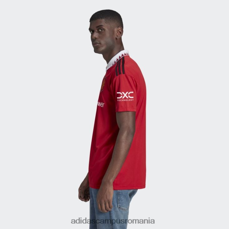 adidas campus romania fashion manchester united tricou acasă 22/23 roșu real bărbați roșu adevărat J266N2751