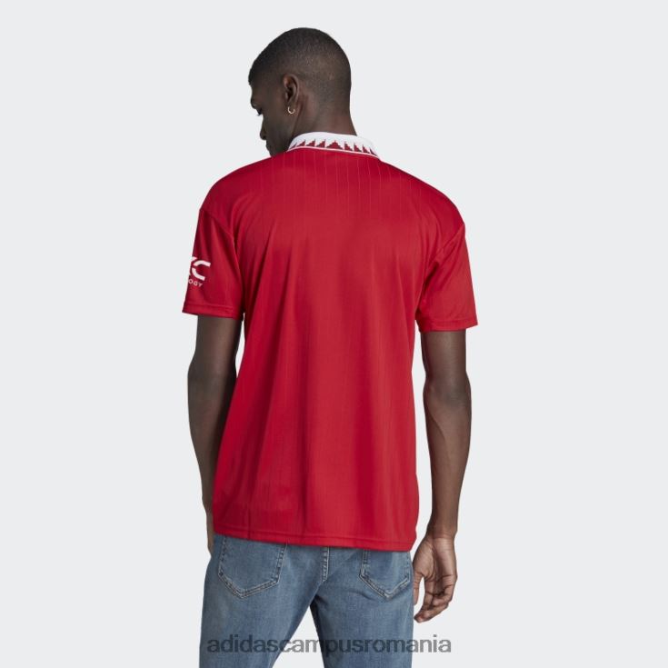 adidas campus romania fashion manchester united tricou acasă 22/23 roșu real bărbați roșu adevărat J266N2751