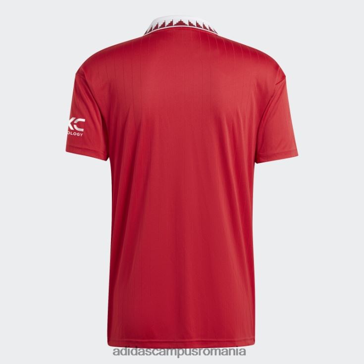 adidas campus romania fashion manchester united tricou acasă 22/23 roșu real bărbați roșu adevărat J266N2751