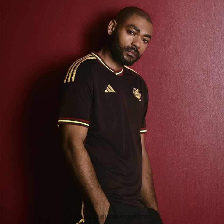 adidas campus romania fashion night brown jamaica 23 tricou deplasare bărbați maro noapte J266N21006