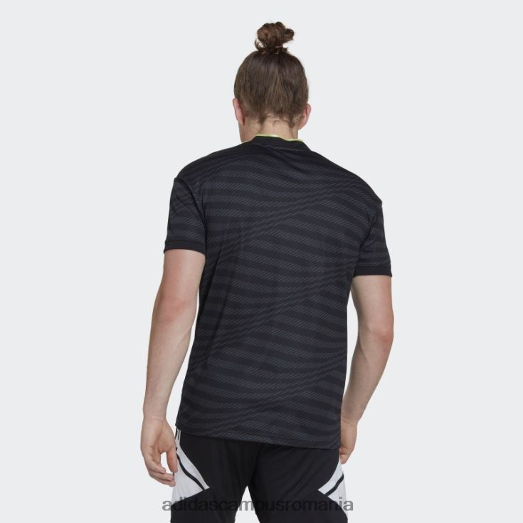 adidas campus romania fashion real madrid 22/23 al treilea tricou lime bărbați negru/var J266N213167