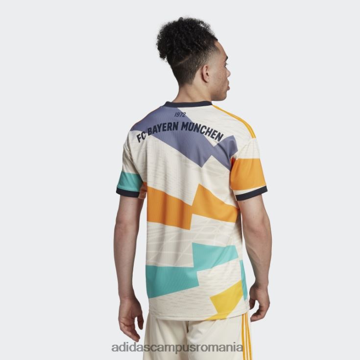 adidas campus romania fc bayern 22/23 al patrulea tricou alb elegant bărbați alb J266N213404