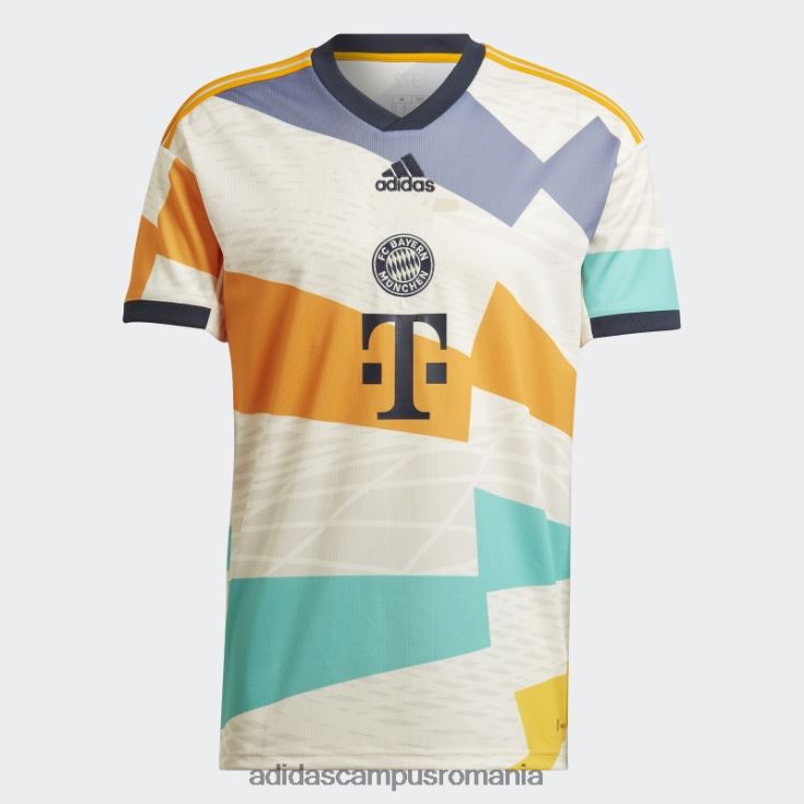 adidas campus romania fc bayern 22/23 al patrulea tricou alb elegant bărbați alb J266N213404
