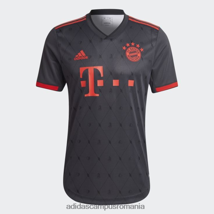 adidas campus romania fc bayern 22/23 al treilea tricou autentic gri noapte moda bărbați gri de noapte J266N21105
