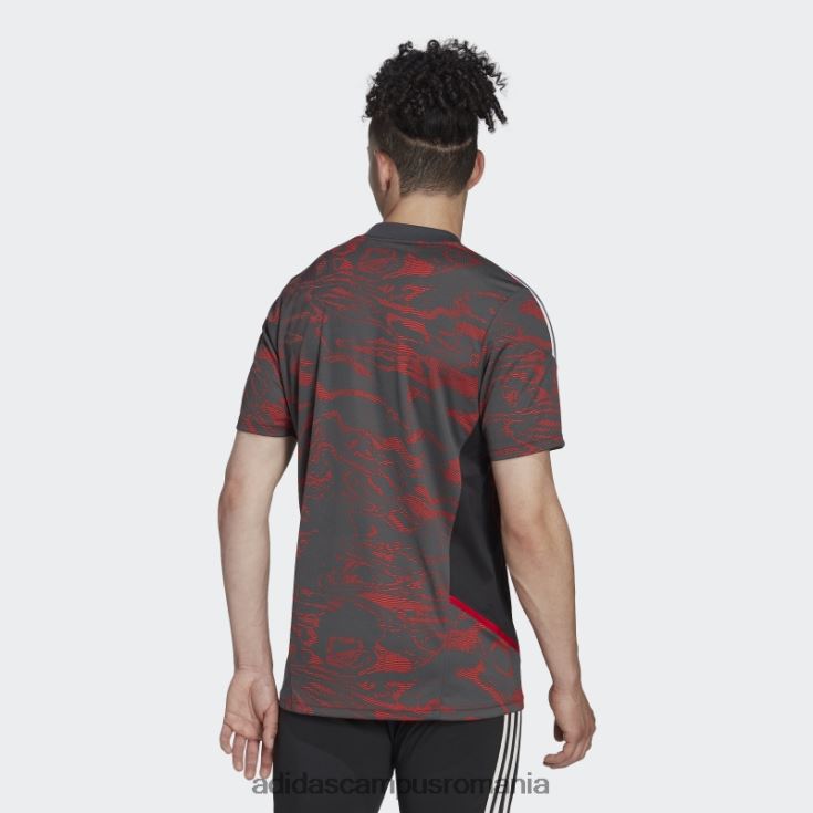 adidas campus romania fc bayern condivo 22 pro tricou roșu adidas bărbați roșu/gri J266N214358