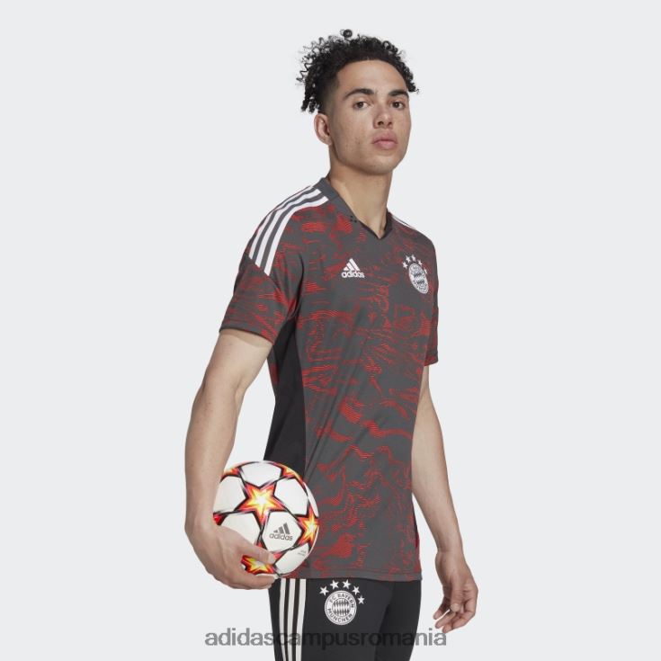 adidas campus romania fc bayern condivo 22 pro tricou roșu adidas bărbați roșu/gri J266N214358