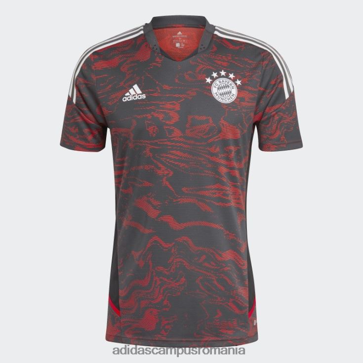 adidas campus romania fc bayern condivo 22 pro tricou roșu adidas bărbați roșu/gri J266N214358