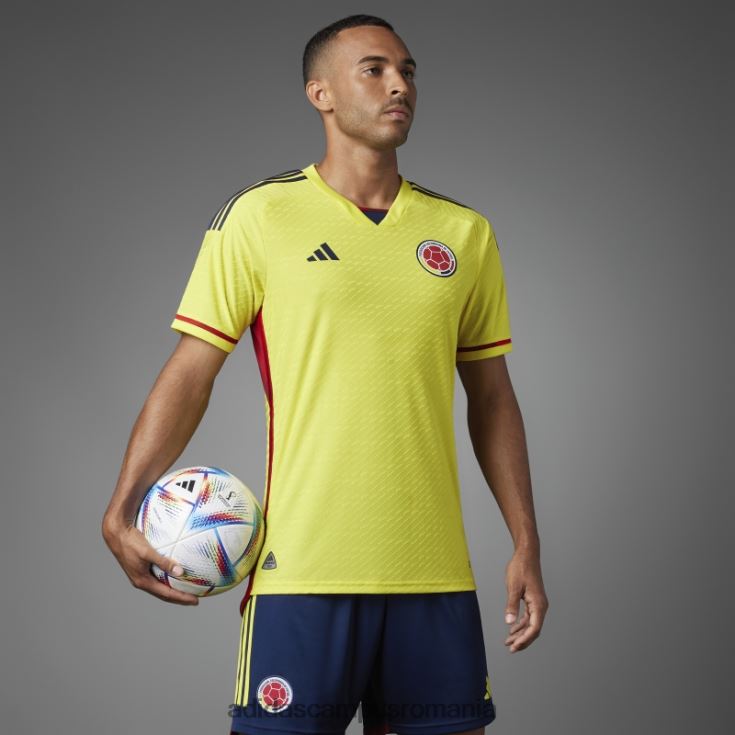 adidas campus romania galben colombia 22 acasă tricou autentic adidas bărbați galben J266N21167