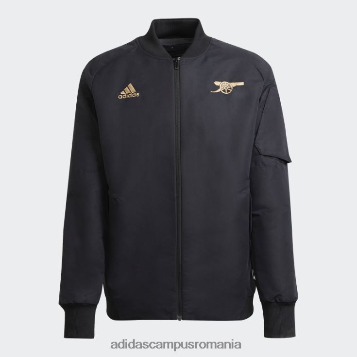 adidas campus romania geacă neagră de călătorie arsenal bărbați negru J266N213546