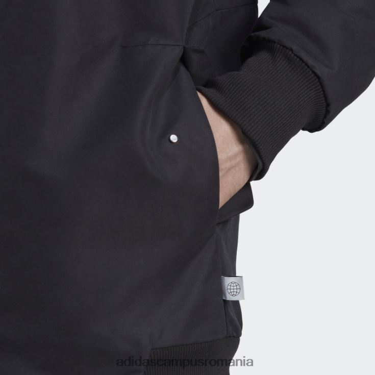 adidas campus romania geacă neagră de călătorie arsenal bărbați negru J266N213546