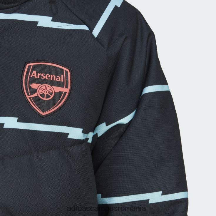 adidas campus romania geaca de iarna arsenal neagra adidas bărbați negru J266N214316