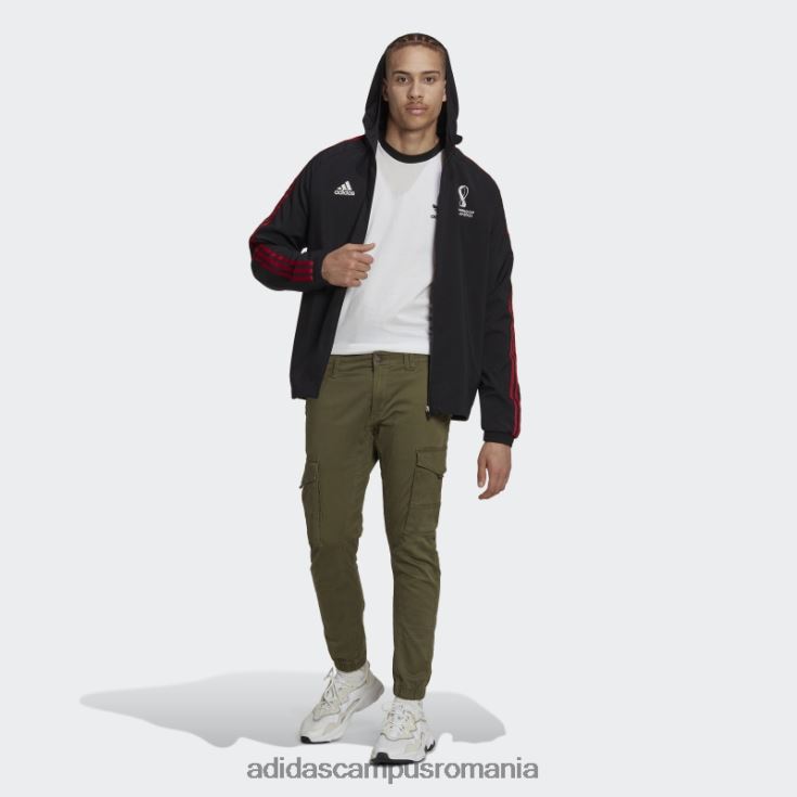 adidas campus romania geaca țesătă cu emblema oficială a Cupei Mondiale FIFA 2022 negru adidas bărbați negru J266N27314