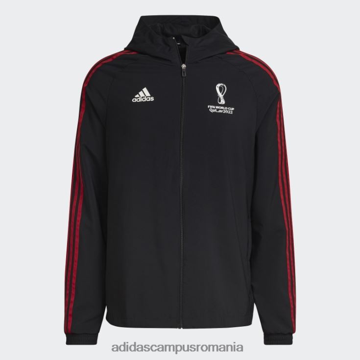 adidas campus romania geaca țesătă cu emblema oficială a Cupei Mondiale FIFA 2022 negru adidas bărbați negru J266N27314