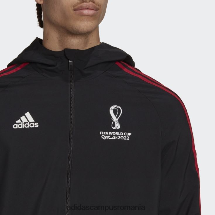 adidas campus romania geaca țesătă cu emblema oficială a Cupei Mondiale FIFA 2022 negru adidas bărbați negru J266N27314